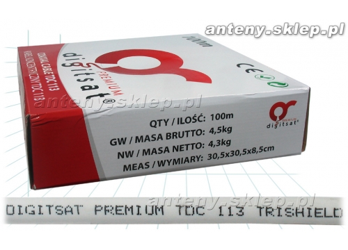 kabel antenowy koncentryczny Digitsat Premium TDC 113 Cu