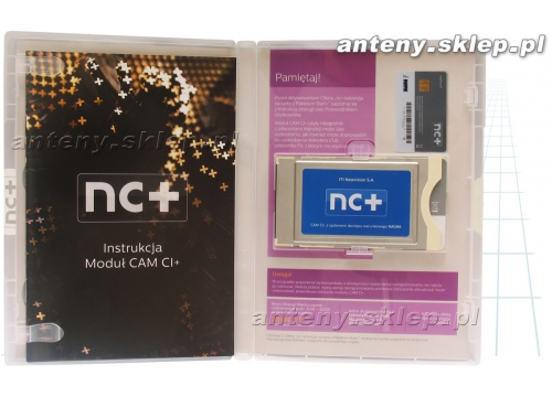 nc+ telewizja na kartę 1 m-c oraz moduł nc+CAM HD CI Plus 