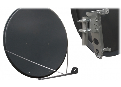 antena satelitarna 100 cm FAMAVAL TRX, grafitowa